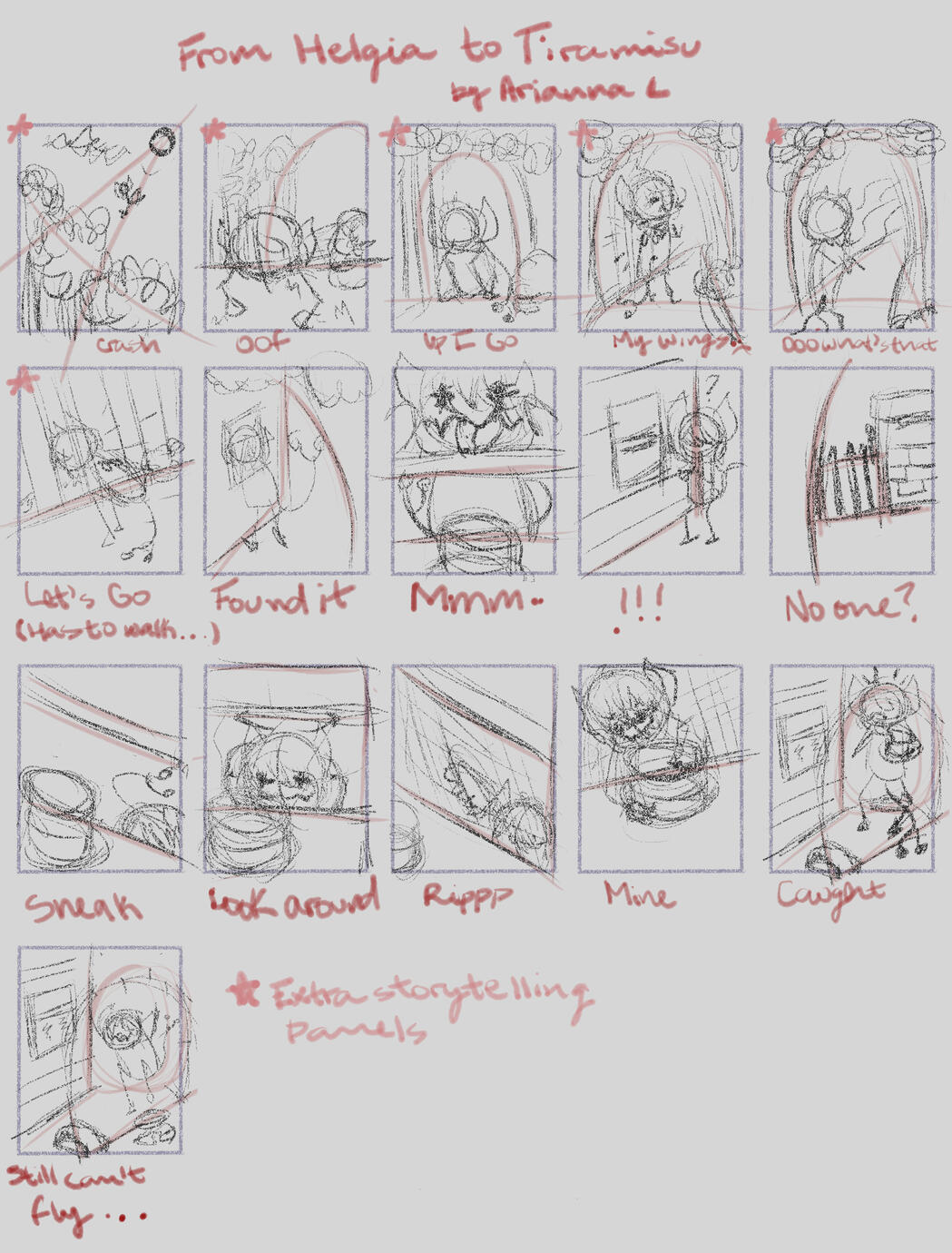 Storytelling Panels done in CSP