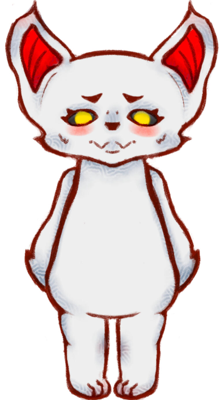 OC Tiny Bat Tiramisu done in Procreate